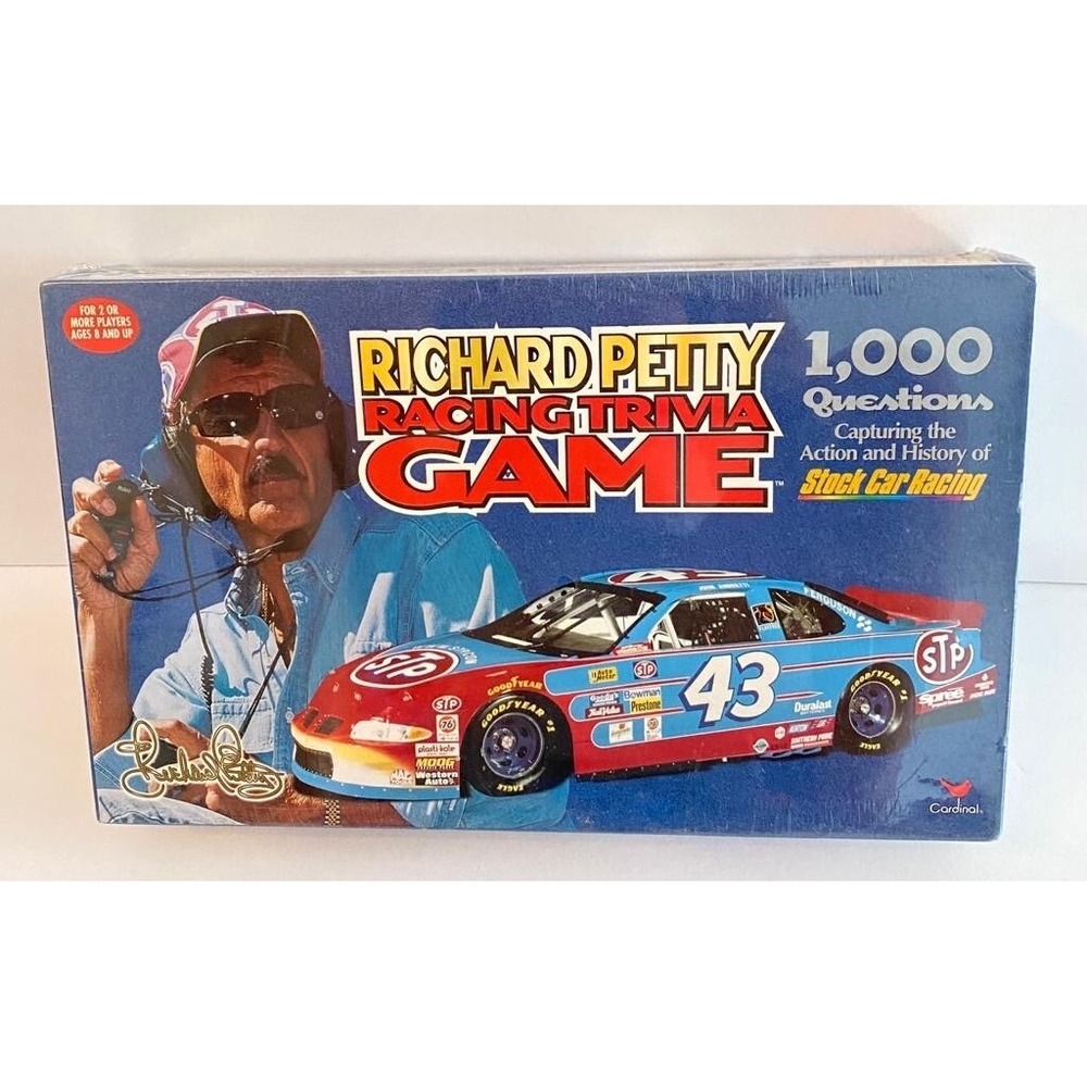 Richard Petty Racing Trivia Game 1998 NASCAR Collectible New In Plastic